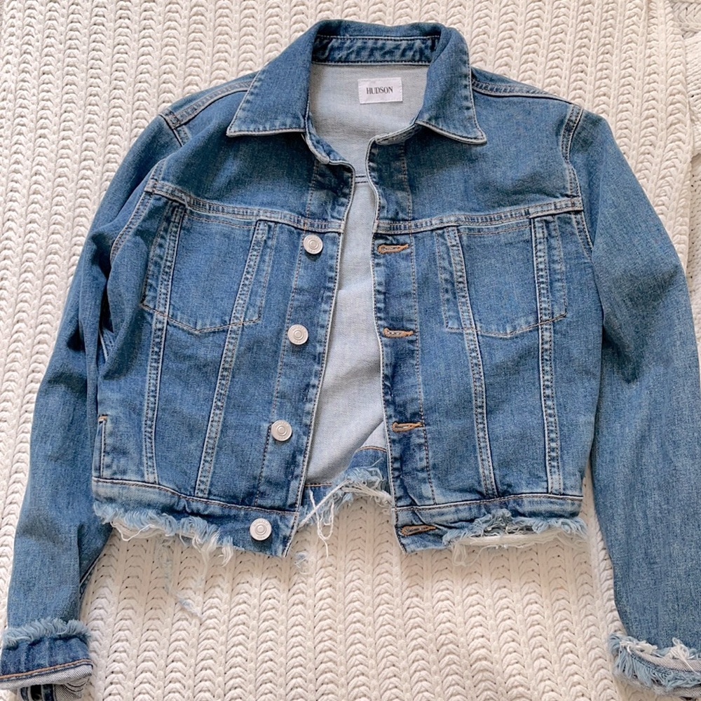 Hudson Women’s Jean Jacket size SMALL